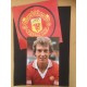 Signed picture of Stewart Houston the Manchester United footballer. 